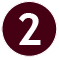 number 4 in a circular maroon background representing the figure six